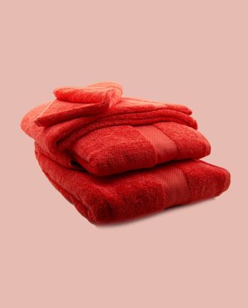 Towel Red - Egyptian Cotton - My Cotton Dream - Switzerland